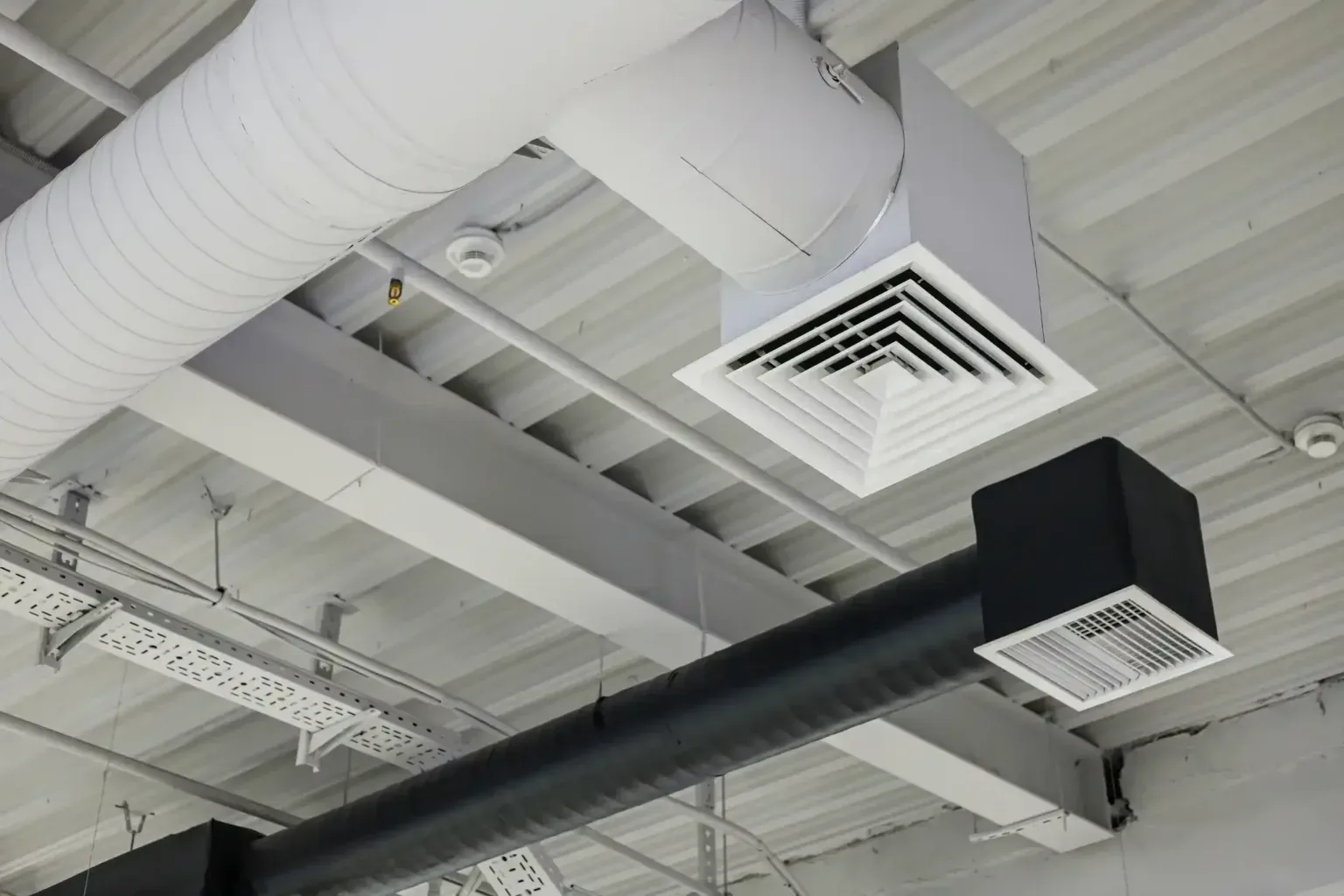 Commercial rooftop HVAC units